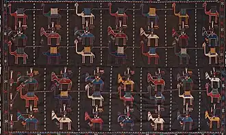 Шадда (ковёр, фрагмент), Карабах, начало XIX века