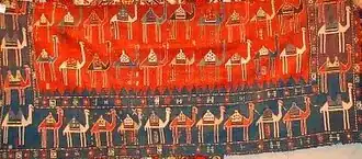 Ковёр «Шедде», относящийся к селу Лянбяран (Бардинский район Азербайджана). Филадельфия, 2008