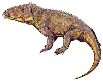 Реконструкция Shansisuchus shansisuchus