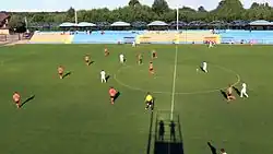 Матч на стадионе «Княжа-Арена»