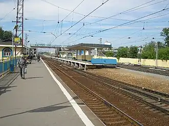 Вид на платформы до реконструкции