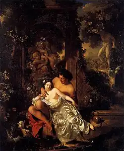 Пастух и пастушка. 1689. Дерево, масло. Галерея старых мастеров, Дрезден