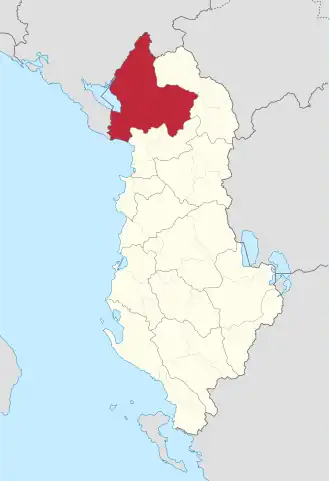 Шкодер на карте