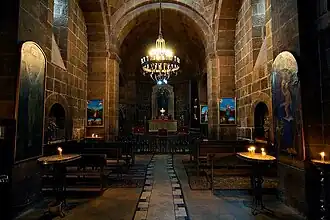 Интерьер церкви.