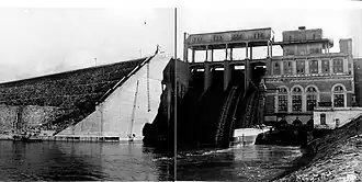 Широковская ГЭС в 1940-х годах