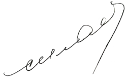 Изображение автографа