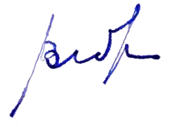 Изображение автографа