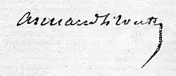 Изображение автографа