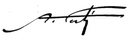 Изображение автографа