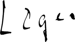 Изображение автографа