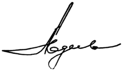 Изображение автографа