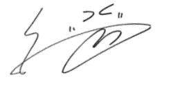 Изображение автографа