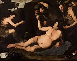 Пьяный Силен. 1626. Холст, масло. Музей Каподимонте, Неаполь