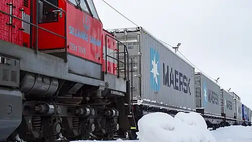 Перевозка контейнеров по железной дороге