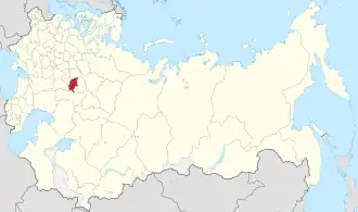 Симбирская губерния на карте