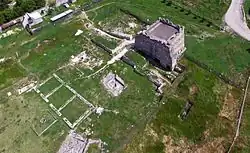 Вид на историко-археологический заповедник Неаполь-Скифский с высоты птичьего полёта