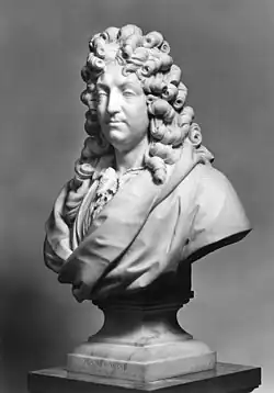 Драматург Расин. Ок. 1779. Мрамор. Художественный музей Уолтерса. Балтимор, США