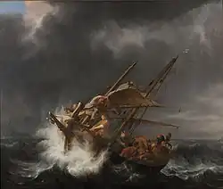 Укрощение бури. 1637. Холст, масло. Художественная коллекция Гёттингенского университета, Гёттинген