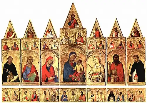 Симоне Мартини. Полиптих, 1320