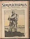 «После четырёх лет». Номер «Симплициссимуса» от 5 ноября 1918 (дата капитуляции Германии в Первой мировой войне)