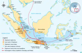 Сингасари в XIII веке.