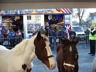 Постройка ярмарки в 2008 году