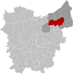 Расположение муниципалитета на карте провинции