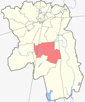 Сиверское городское поселение на карте