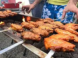 Барбекю из куриных крылышек