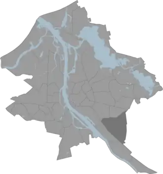 Шкиротава на карте Риги