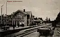 Железнодорожная станция Скоппум, фото 1890—е годы.
