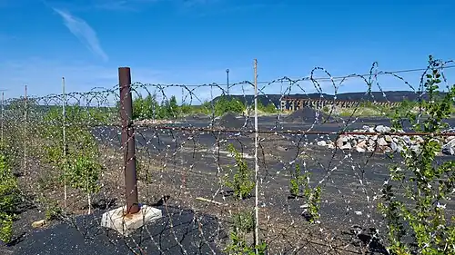 Отвалы шлака