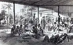 Отдых рабов. Худ. Йоганн Мориц Ругендас (1835)