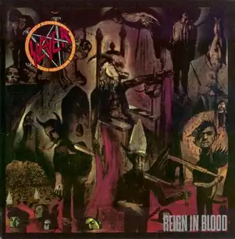 Обложка альбома Slayer «Reign in Blood» (1986)