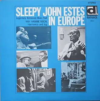 Обложка альбома Слипи Джона Эстеса «Sleepy John Estes in Europe» (1965)