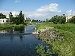 Вид на реку Случь у города Слуцк