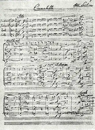 первая страница автографа