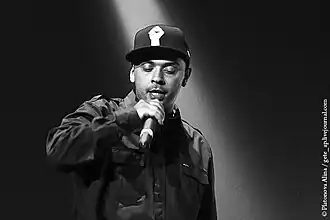 На совместном с Гуфом и Бастой концерте в Ледовом дворце, 19 сентября 2009 года