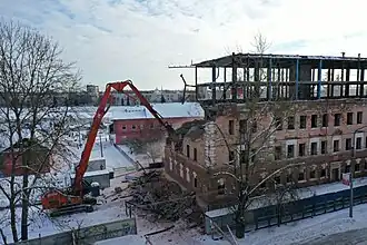 Снос Бани на Великой, 6 февраля 2021&nbsp;года