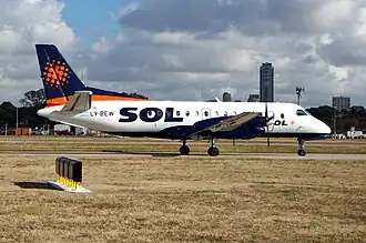 Saab 340A авиакомпании Sol Líneas Aéreas, идентичный разбившемуся