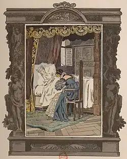 Мадам де Шартр даёт принцессе Клевской строгие наставления перед своей кончиной (часть I)