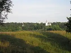 Панорама Солотчинского монастыря