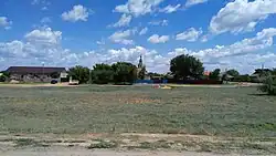 Вид на село с трассы «М-6».