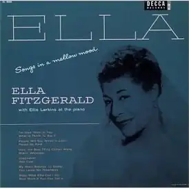 Обложка альбома Эллы Фицджеральд «Songs in a Mellow Mood» (1954)