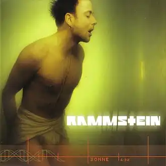 Обложка сингла Rammstein «Sonne» (2001)