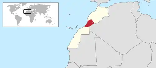 Сус на карте Марокко