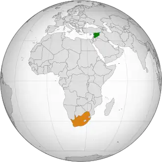 Сирия и Южная Африка