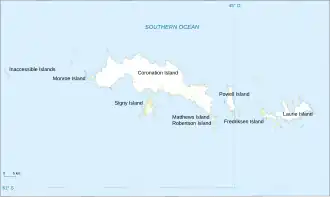 Карта архипелага