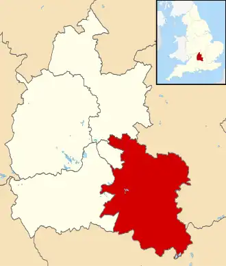 Саут-Оксфордшир на карте