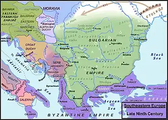 Болгария в конце IX века